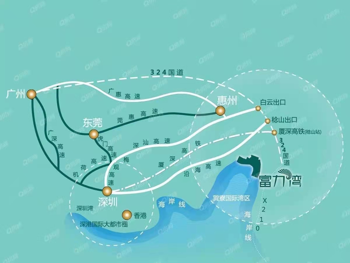 富力灣，富茂海濱城均價7000元/平