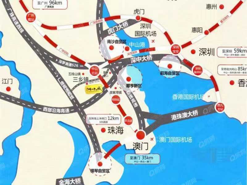 畔山中心城，畔山悅景花園-均價(jià)9000元/平