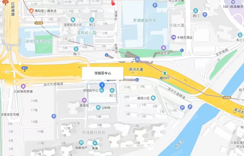 深城投中心，鹿丹大廈-均價(jià)200元/平