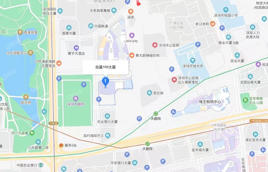 京基100，京基一百大廈-均價240元/平